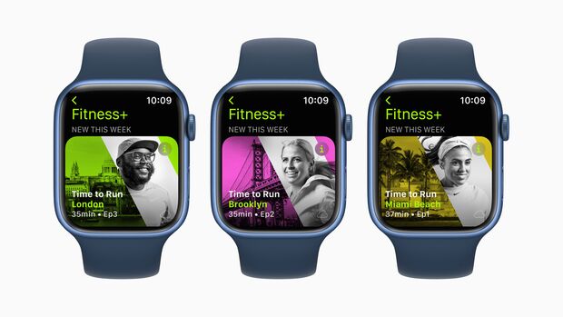 "Zeit zu Laufen": Laufcoaches führen per Podcast über die Apple Watch eine Laufstrecke in einer bestimmten Stadt