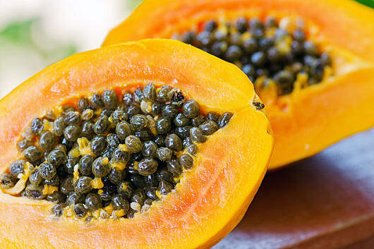 100 Gramm Papaya liefern 82 Milligramm Vitamin C