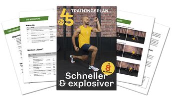 2x45 Fußball Trainingsplan "Schneller und explosiver in 8 Wochen" 