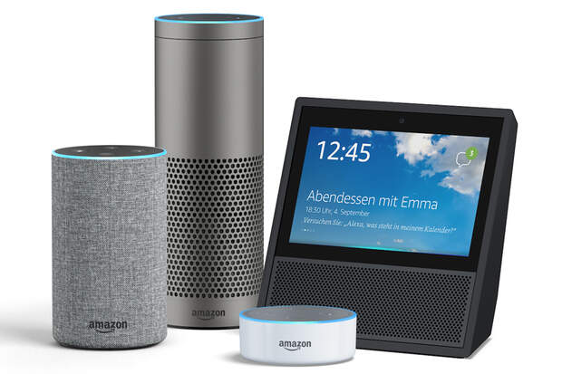Alexa läuft auf Amazons Echo-Lautsprechern