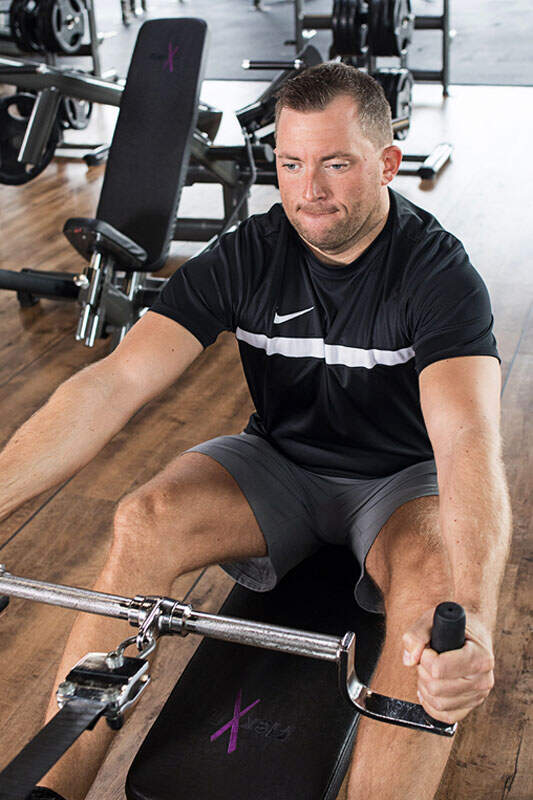 Andreas beim Training