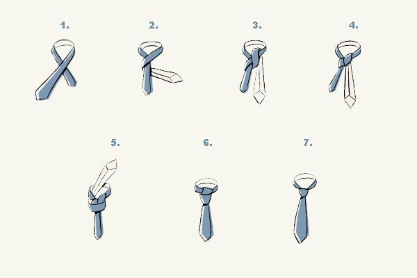 Anleitung: Den Windsor-Krawatten-Knoten binden