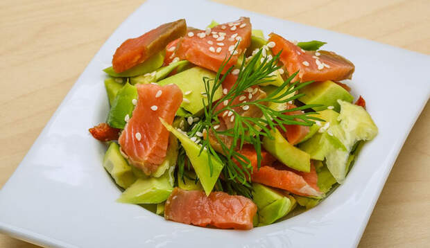 Avocado-Lachs-Salat