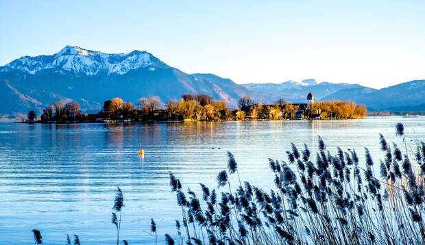 Besonders beliebt bei Wassersportlern: Der Chiemsee