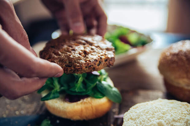 Burger schmecken auch vegetarisch lecker
