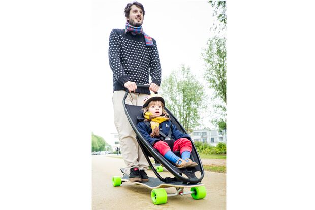 Coole Gadgets für Dads: LongboardStroller