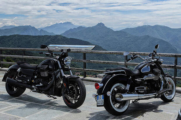 Cruiser und Chopper 2015: Moto Guzzi Audace + Eldorado