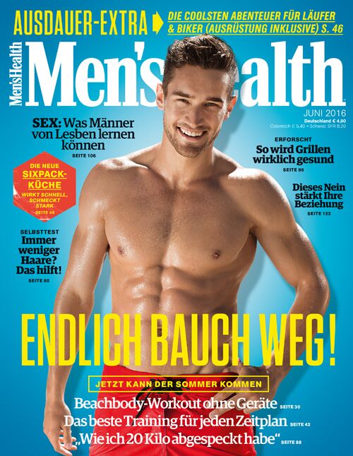 Das neue Men's Health 06/2016 ist da!