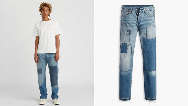 Denim-Trends Sommer 2023 / Levi's Made & Crafted 501 Patchwork
