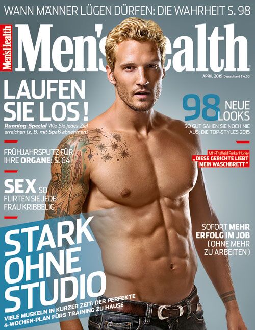 Die April-2015-Ausgabe von Men's Health