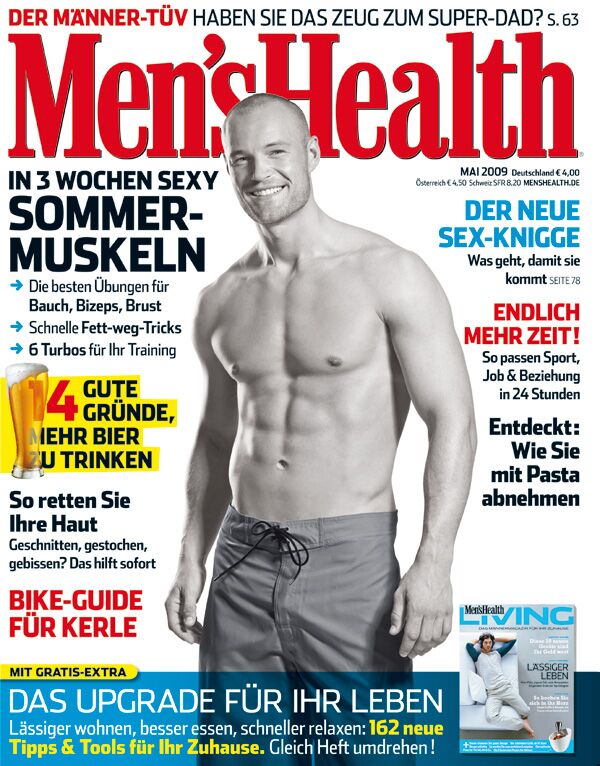 Die Cover-Männer von Men's Health