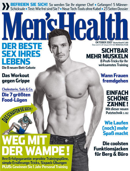 Die Cover-Männer von Men's Health