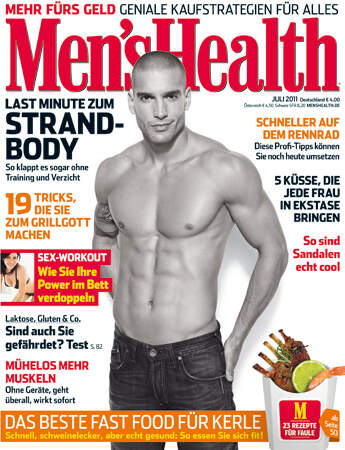 Die Cover-Männer von Men's Health