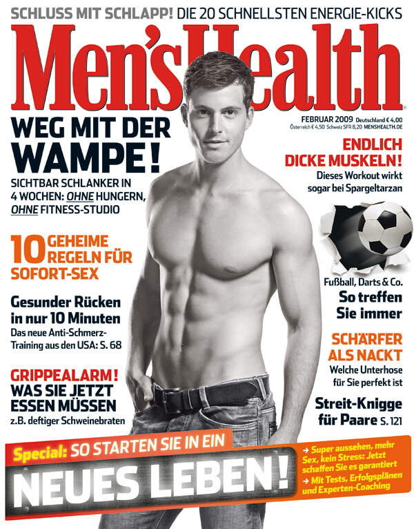 Die Cover-Männer von Men's Health