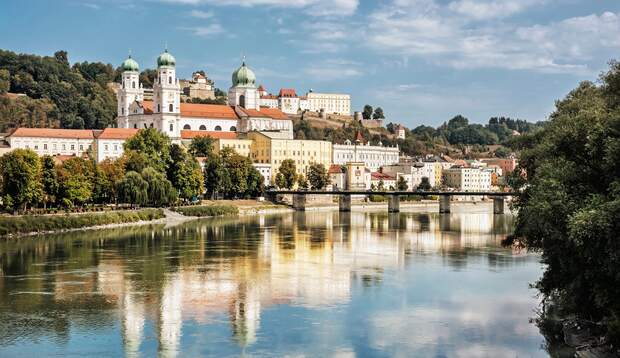 Die Dreiflüssestadt Passau an der Grenze zu Österreich: Hier endet die Reise auf der Bier- und Burgenstraße