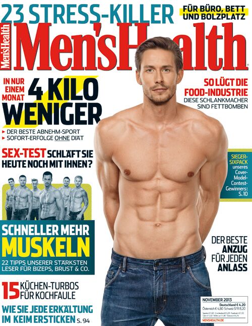 Die Titelseite der Ausgabe von November 2013 mit Max Meißner