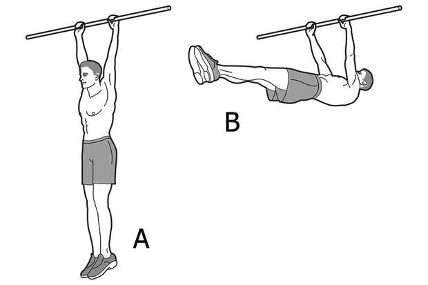 Die beste Übung für einen breiten Rücken: Front Lever Raises