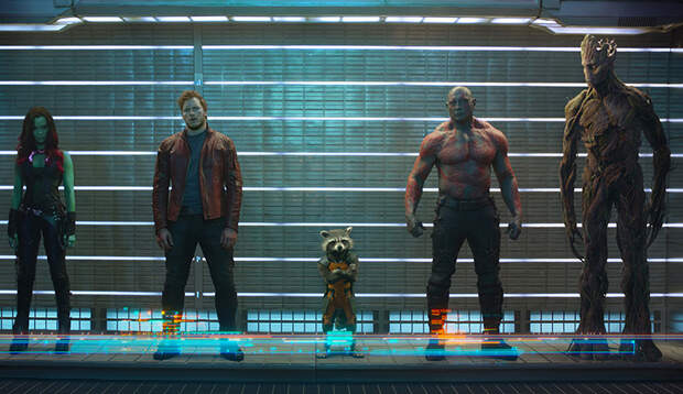 Die besten 10 Männerfilme 2014: Guardians of the Galaxy