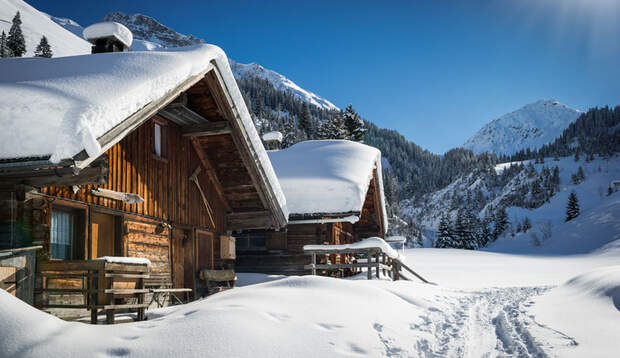 Die perfekte Skihütte