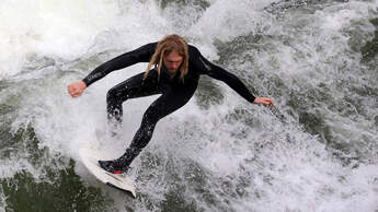 Eisbach in München