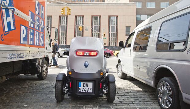 Elektroauto Renault Twizy im Lifestyle-Test von MensHealth.de