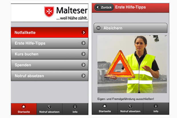 Erste-Hilfe-App (Malteser)