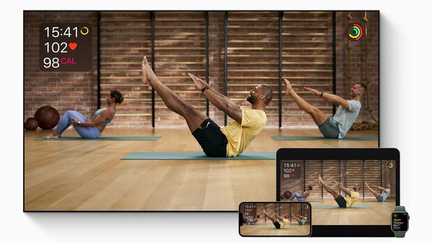 Fitness Plus ist nahezu perfekt mit den Produkten von Apple vernetzt