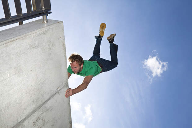 Freerunning verbindet Akrobatik mit Krafttraining