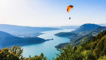 Hier ist Paragliding angesagt