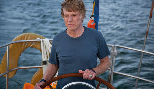In „All is lost“ kämpft Robert Redford als Segler in Seenot allein und schweigend ums Überleben