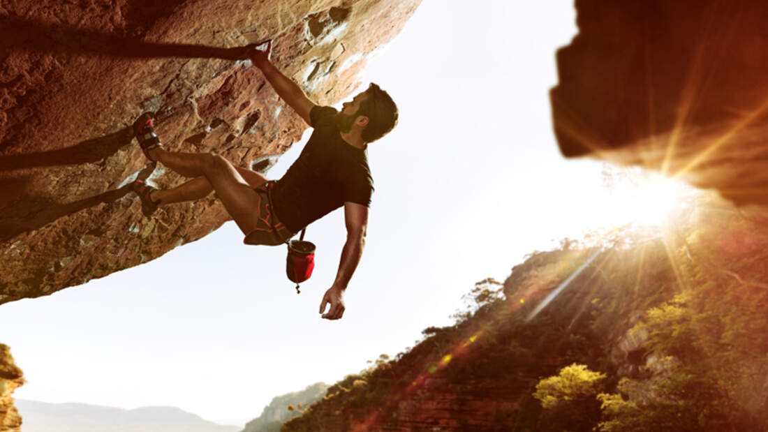 In- und Outdoorsport Bouldern - Draußen erlebt man den besonderen Kick