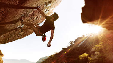 In- und Outdoorsport Bouldern - Draußen erlebt man den besonderen Kick