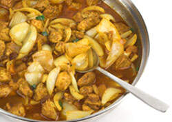 Indisches Curry mit Hühnchen