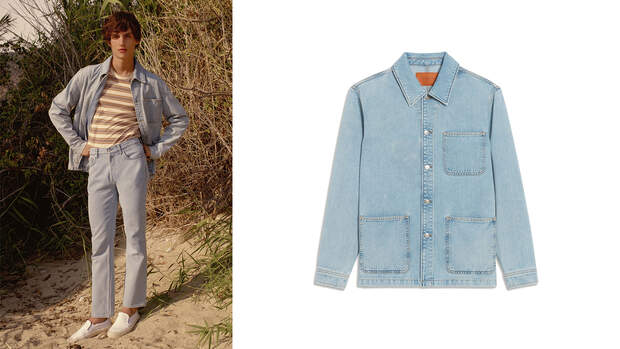 Jeans-Overshirt von Sandro