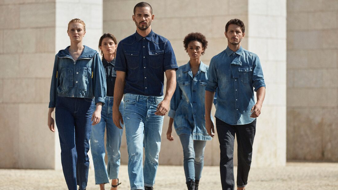Jeans-Trend 2019: eisblaue Waschung