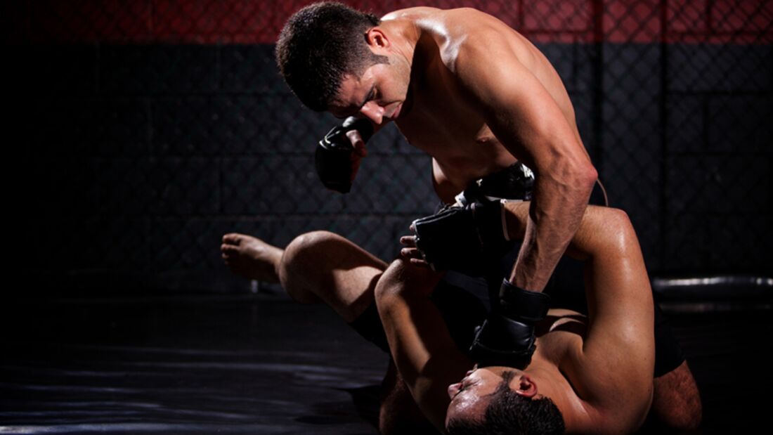 MMA-Fighter in Action