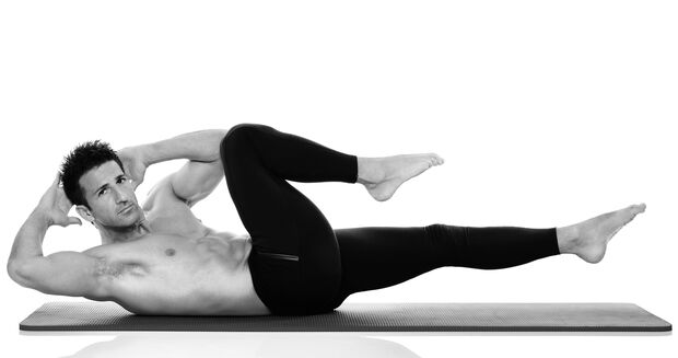 Man,Fitness,Pilates,Exercices,Isolated