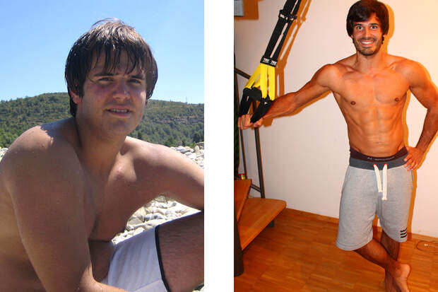 Manuel nahm 22 Kilo Fett ab und 6 Kilo Muskeln zu
