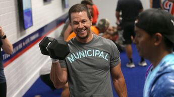 Mark Wahlberg Hosts The Opening Of F45 Training Miramar MCAs