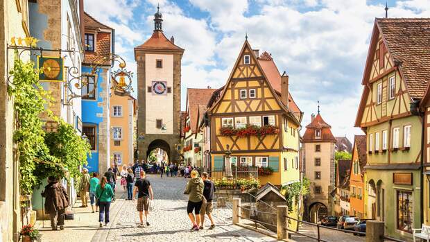 Mittelalterliches Flair gibt's in Rothenburg ob der Tauber