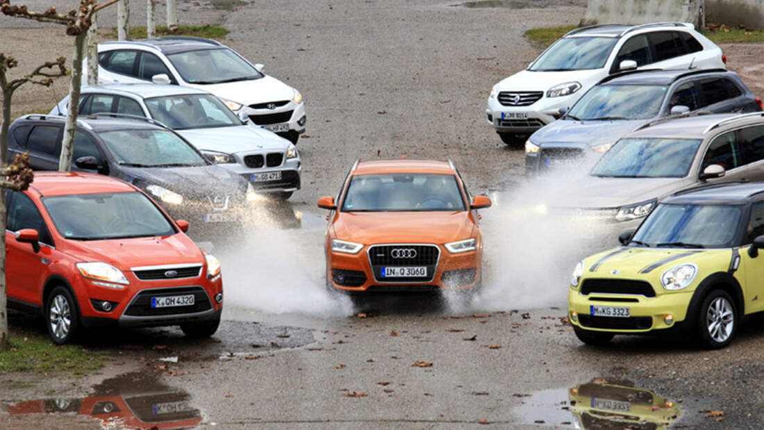 Neun kompakte SUV im Test