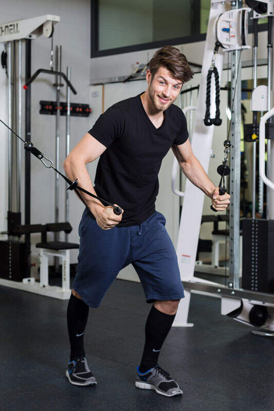Nikolai beim Workout