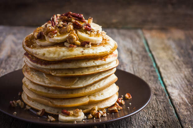 Pancakes ohne Mehl und Zucker
