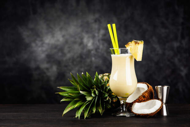 Pina Colada geht auch ohne Alkohol, aber mit viel Protein