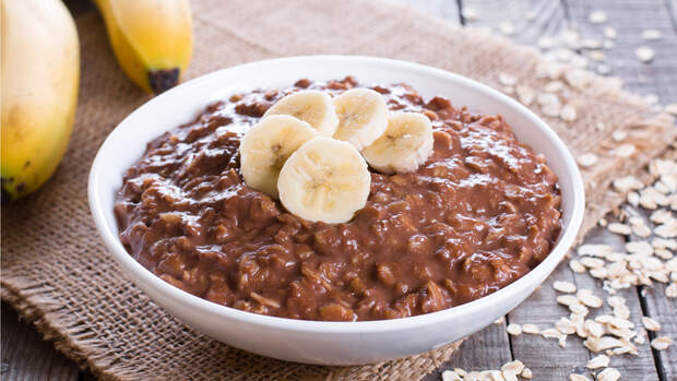 Porridge Schoko Banane Chocolate