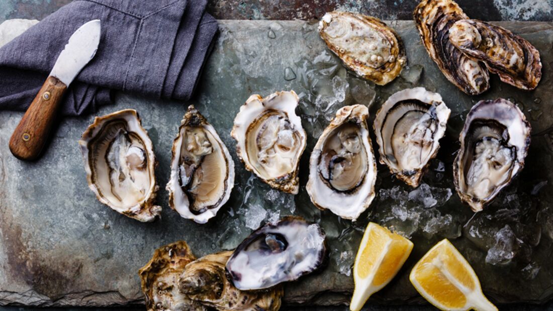 Schon 50 Gramm Austern decken den Tagesbedarf
