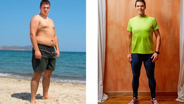 Sebastian hat 42 Kilo in einem Jahr abgenommen