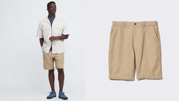Shorts für Männer / Sommer 2023 / Uniqlo Leinen-Shorts