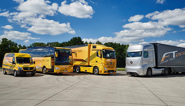 Taxi, Bus, LKW: Die Technik des Future Truck von Mercedes-Benz könnte ganze Berufsbranchen betreffen
