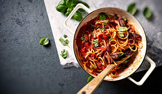 Thunfisch-Pasta mit Oliven